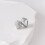 Grillz από χαλκό και ζιρκονία συμβατό με Sharp Triangle Tooth – Χρυσό/Ασημί Spiked Fang, Παγωμένα 6