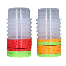 Leakproof Design Freezer Containers Twist Top Reusable Food Storage Airtight Seal Stackable Containers Dishwasher Safe Microwave Safe Food Grade