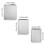 3Pcs Rectangular Stainless Steel Cookie Sheets Nonstick Baking Tray for Kitchen 2
