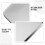 3Pcs Rectangular Stainless Steel Cookie Sheets Nonstick Baking Tray for Kitchen 6