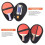 Table Tennis Racket Case Hard Cover Gourd Shape 1 Piece 7