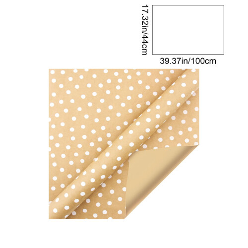 Kraft Gift Wrapping Paper Christmas Pattern 80g 2