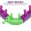 Creative Hat Sweater Kit Purple Plastic for Home Crafting 1Set 2
