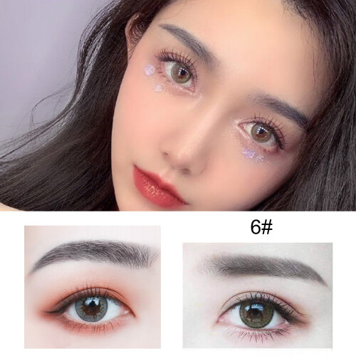 (6 Gray) Waterproof Eyebrow Pencil - Long Lasting Makeup 1