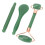 Set di rulli Jadestone gua sha a doppia testa verde 16