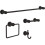 Porte-papier toilette mural pivotant noir mat 3