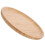 Bandeja redonda de bambu para armazenamento, marrom claro, multiuso, para servir e guardar coisas. 12,7 cm (5 polegadas) 3