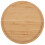 Bandeja redonda de bambu para armazenamento, marrom claro, multiuso, para servir e guardar coisas. 12,7 cm (5 polegadas) 4
