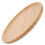 Bandeja redonda de bambu para armazenamento, marrom claro, multiuso, para servir e guardar coisas. 12,7 cm (5 polegadas) 8