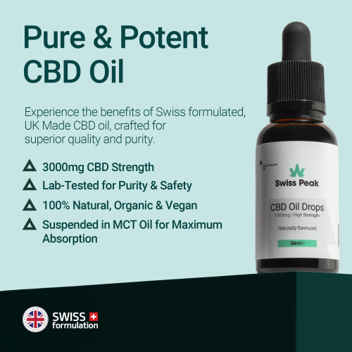 CBD Oil 3000mg | 30ml Mid-Strength 1