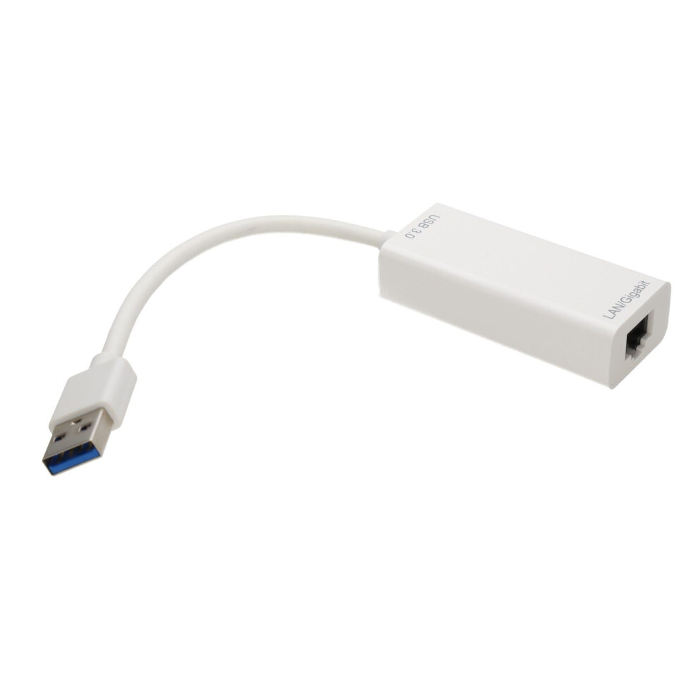 Usb 3.0 Superspeed Male Plug To Rj45 Gigabit Ethernet Lan Port Adapter 5055781223556
