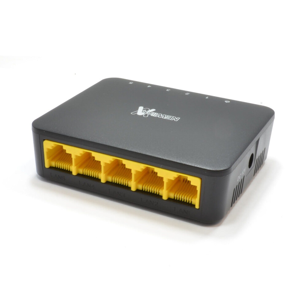 5 Port 10/100/1000 Mbps Gigabit Desktop Rj45 Ethernet Switch 5055383443352