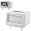 Retro tv tissueboxhouder wit standaardformaat 1