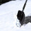 Pá de neve de alumínio de 80 cm (31,5 polegadas) com cabo em formato de D. 4