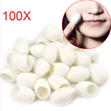50Pcs Silk Cocoons for Facial Scrub & Skin Care