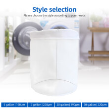 Multifunctional Mesh Laundry Bag with Zipper 5 Gallon 220μm Nylon Wash Bag