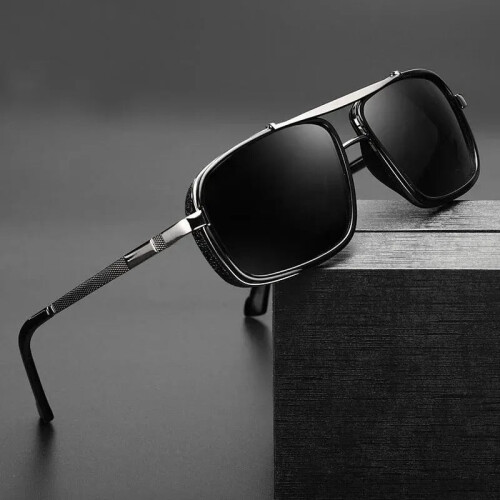 Γυαλιά ηλίου Polarized Punk Ανδρικά Vintage Μόδα Steampunk Τετράγωνα Γυαλιά ηλίου Ανδρικά 1