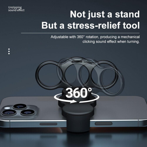 Magnetisk telefonhållare med 360 rotationsstativ 2