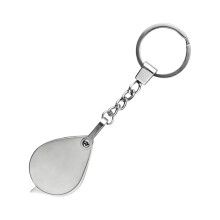 Forstørrelsesglass i metallnøkkelring, 20X eller 30X