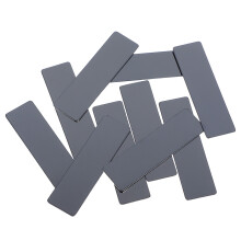 Stainless Steel Engraving Blanks Black Metal Name Tags for Office Use and Easy to