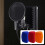 AntiVibration Acoustics Foam Microphones Protector Triangular Design Noise Reduction Accessory 5