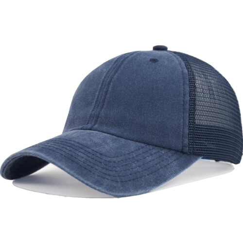 Vintage Trucker Baseball Hat Unstructured Soft Mesh Snapback