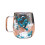 Doppelwandiger Glasbecher mit Blumenmuster, 250 ml 1