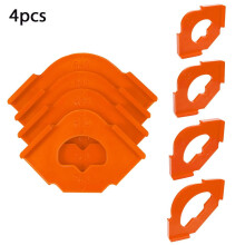 4Piece Woodworking Quick Locator Set, for Precise R Angled and Radius Templates Routing Half Round Positioning Jigs Tools