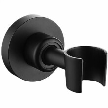 Black 304 Stainless Steel Shower Head Holder, 360 Adjustable Universal Bracket with Screws