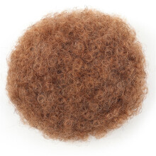 Extensie de coadă de cal Afro Puff, păr uman creț și scurt