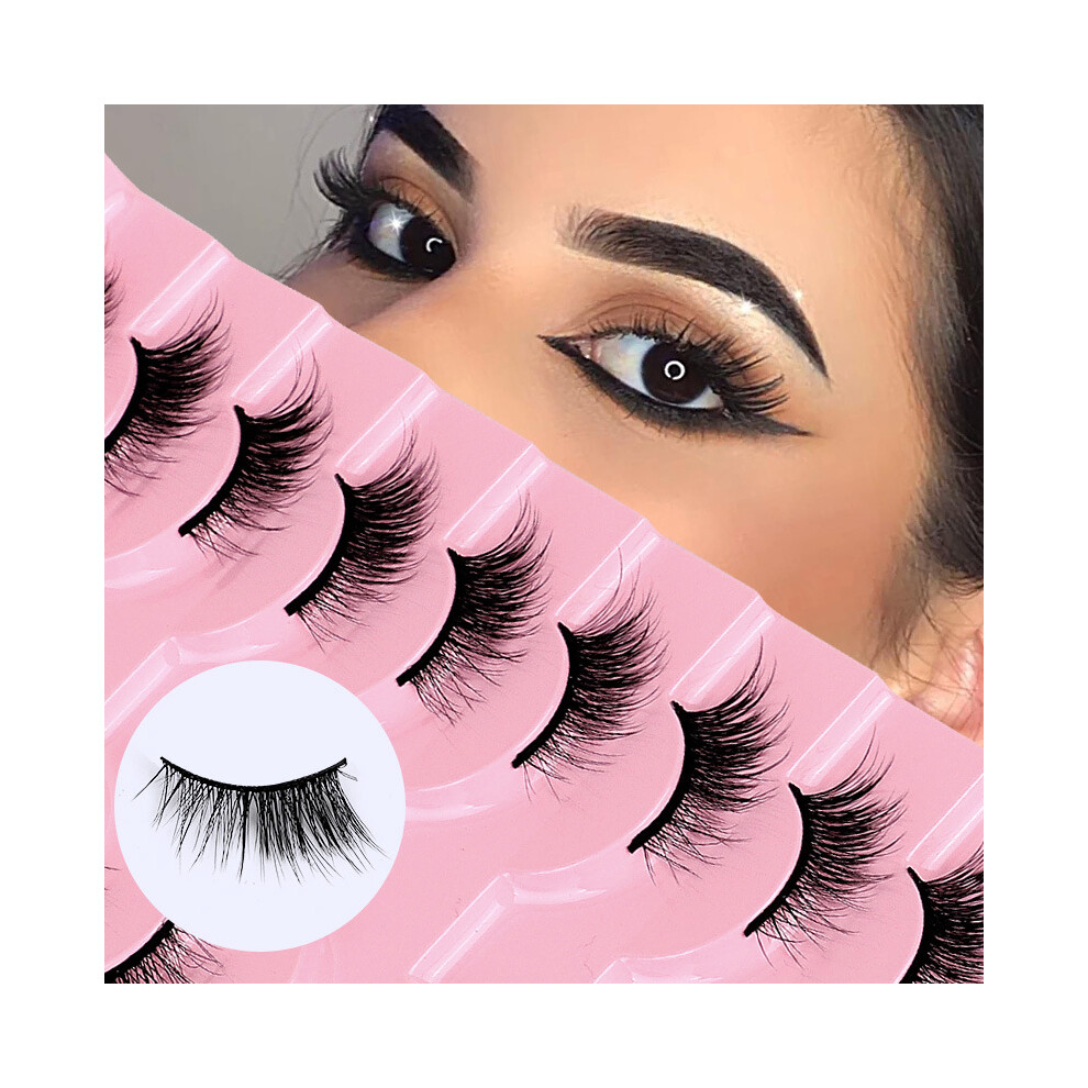 Creation-3C (Hz) 3D Reusable False Eyelashes, 10 Pairs, Long & Thick