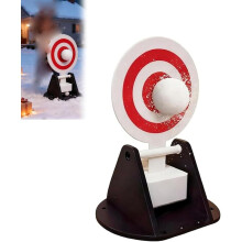 Snowball Automatic Reset Target for Throwing Games, Winter Outdoor Snow Battle & Paintball Practice – Compatible with Standard Snowball Launchers