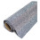 Glitter HTV sort sølv 11,8 tommer x 5 yard rulle 1