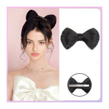 Haarspange, Chignon, Haarschmuck, synthetische Schleife mit Haarnadeln