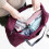 ANMUYUM Πτυσσόμενη τσάντα Duffel για γυναίκες – Κρασί, 19x13x6 ίντσες, Χειραποσκευή & 7