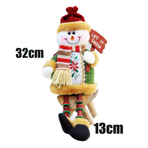 Boneco de alce de neve para árvore de Natal 2