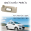 Αριστερό σκίαστρο οδηγού για Chevrolet Spark2013-2016 με καθρέφτη, αντικατάσταση 2