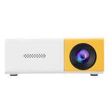 Miniproyector HD portátil para uso en interiores y exteriores.