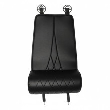 Assento ergonômico para carro com apoio estendido para as coxas - Design em couro respirável para maior conforto em viagens longas.