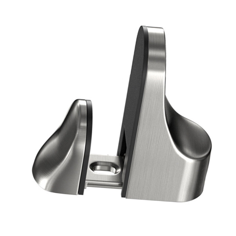 Metal Glass Shelving Brackets Adjustable Wall Mount Clamps Elegant Glass Shelf Support Simple Intalls For Glass Panel 9402001185709