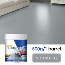 Water-Based Epoxy Floor Paint - 3-in-1 High Solid, Wear-Resistant, Eco-Friendly Cement Floor Coating - 500ml for Household & DIY Use