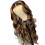 Peruca Lace Front Ombré com Mechas em Cabelo Humano, 13x4, Pré-Desfiada, HD, Loiro Mel Ombré com Ondas Suaves, 66 cm (26 polegadas) 2