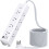 Multiprise parafoudre blanche 12 prises, cordon de 7,6 m 2