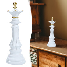 Statue de pièce d'échecs en résine - Décoration intérieure 27,5 x 9 cm