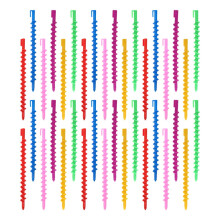 40Pcs Perm Rods Multi Color Hair Rod Set for Home Perms Enhancing Hair Movement and Shine