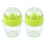 Presse-citron en plastique vert (2 pièces) 1