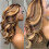 Peruca Lace Front Ombré com Mechas em Cabelo Humano, 13x4, Pré-Desfiada, HD, Loiro Mel Ombré com Ondas Suaves, 66 cm (26 polegadas) 8