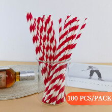 Lot de 100 pailles flexibles jetables, pailles en plastique colorées, pailles fantaisie flexibles pour fêtes, pailles longues pour décorations de