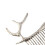 Hårkammar för horn, set med 2 – legering, gyllene silver 5