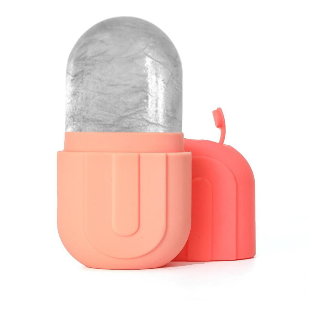 Ice Cube Silicone Massager Face Reusable Facial Care Beauty Ice Roller for